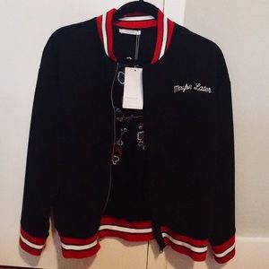 Zara Trafaluc Track Jacket sz M
